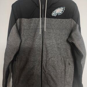 EAGLES Nike Gray and Black Jacket